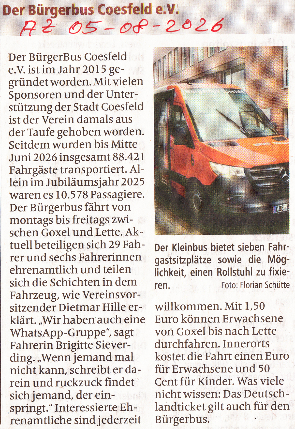 2026 08 05 AZ Bericht BuergerBus von Goxel nach Lette 0002